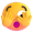 face with peeking eye